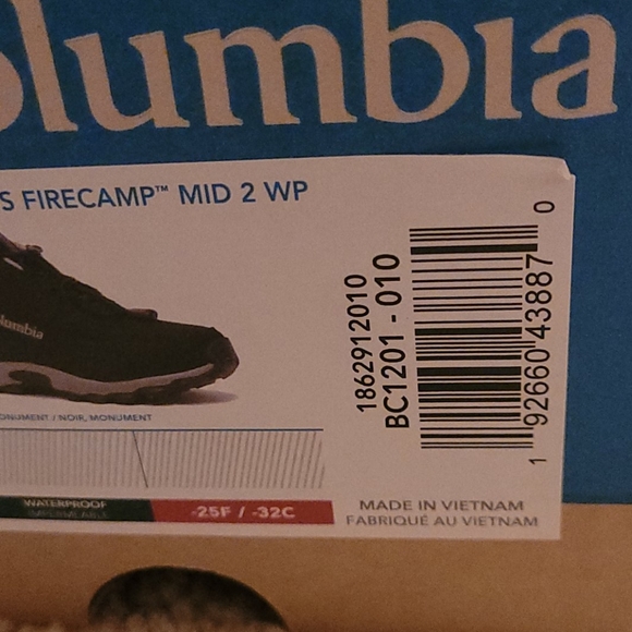 Columbia size 8 black - Picture 5 of 5